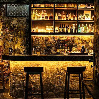 Bangkok speakeasy bar interior