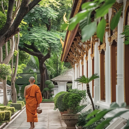Bangkok temple monk tuk tuk tour