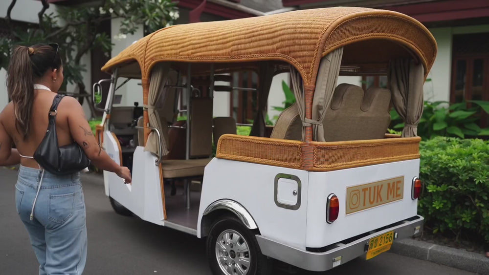 TUK ME electric tuk tuk driving through Bangkok — hero video